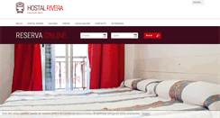Desktop Screenshot of hostalrivera.com